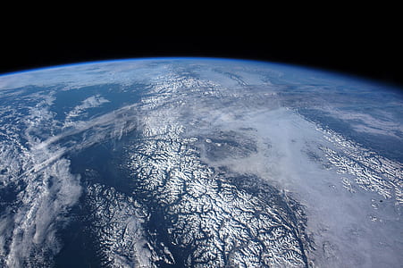 outer space photography of Earth thumbnail