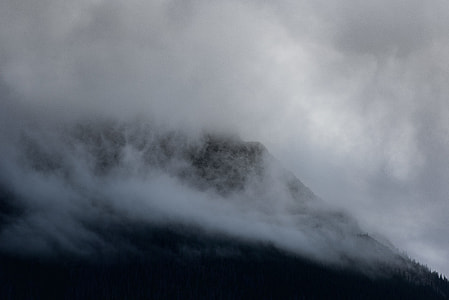 mountain cover by fog thumbnail