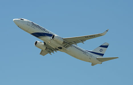 blue and white airplane thumbnail