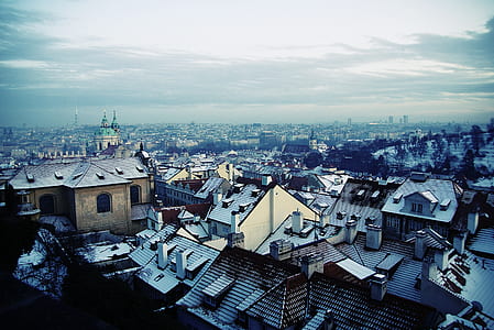 aerial photography of city thumbnail
