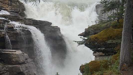 time-lapse photography of waterfalls thumbnail