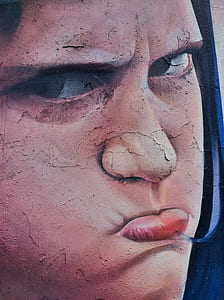 man's face painting thumbnail