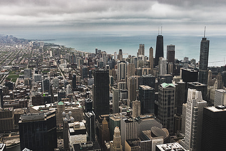 top view of city buildings thumbnail