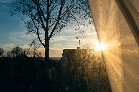 Sunlight through dirty window thumbnail