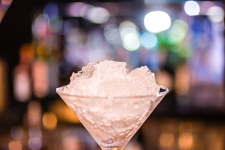closeup photography of ice in martini glass thumbnail