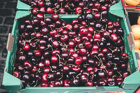 Dark red cherries thumbnail