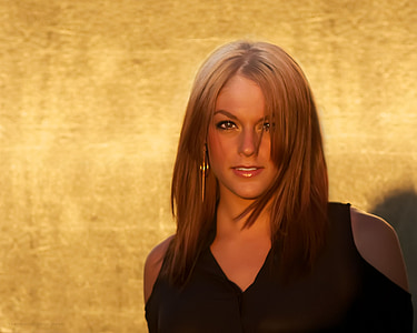 woman wearing black cold-shoulder top thumbnail