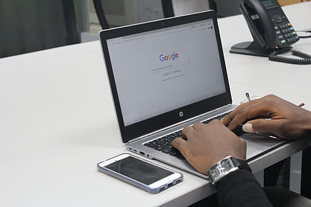 person about to type on laptop thumbnail