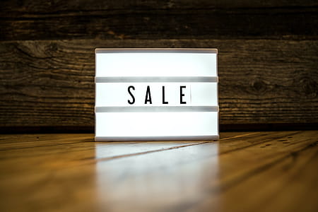 Glowing Sale Sign Photo thumbnail