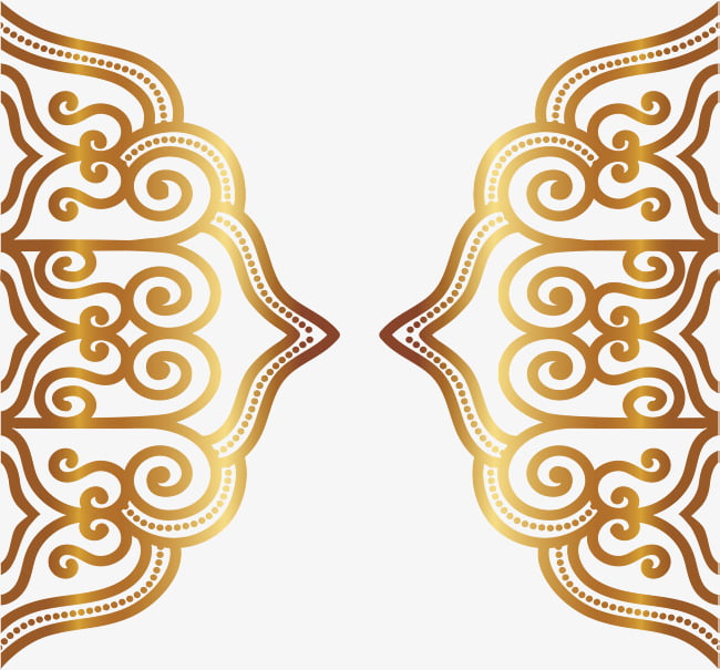 golden european pattern eps file