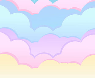 Beautiful Pastel Background  eps, svg, ai file