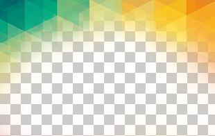 Triangle Yellow Pattern, Personalized diamond lattice gradient background, graphics border PNG clipart