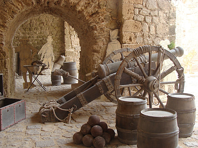three brown wooden barrel near brown antique canyon thumbnail
