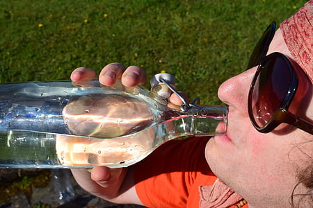 man drinking water of bottle thumbnail