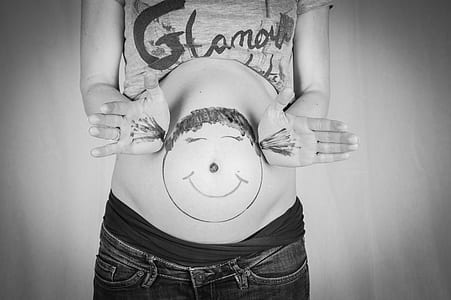 grayscale photo of person in crop top thumbnail