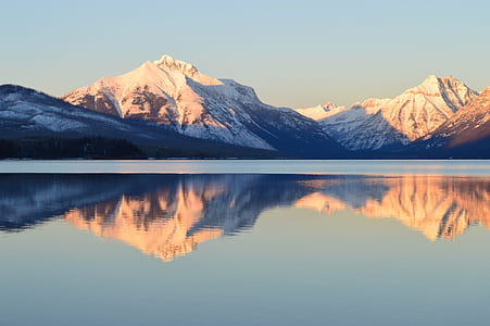 glacier, snow, landscape, mountains thumbnail