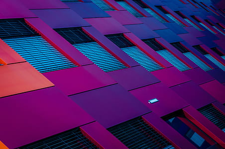purple building wall with windows thumbnail