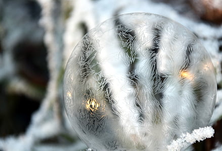 depth of field photography of clear glass decorative plate thumbnail