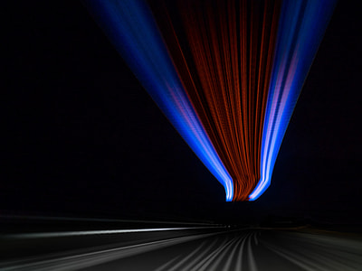 red and blue light vector art thumbnail