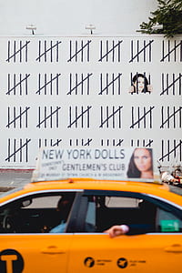 yellow cab in front white billboard thumbnail