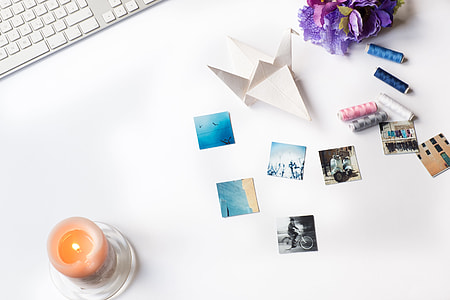 Styled photo with candle thumbnail