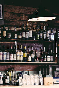 photography of bar with liquor bottles thumbnail