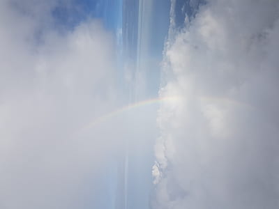 rainbow and white clouds thumbnail