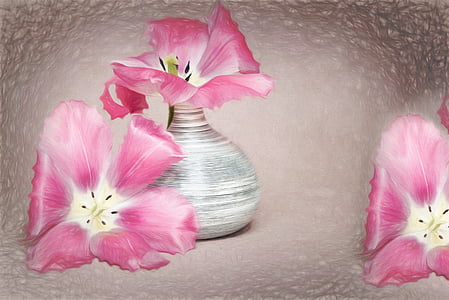 pink flower painting thumbnail