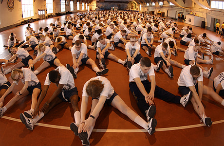 group of people taking exercise thumbnail