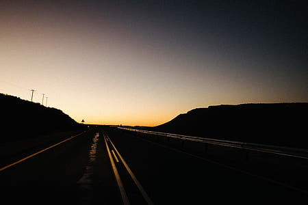 photography of road at night time thumbnail