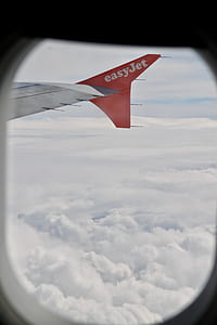 white and red Easyjet airliner thumbnail