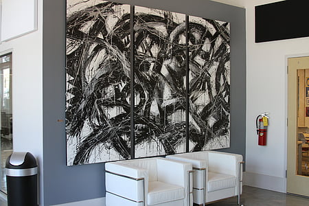 two white sofa chairs inside room thumbnail