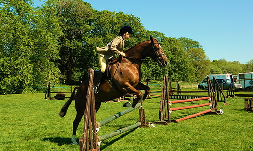 time lapse photography of woman riding horse thumbnail