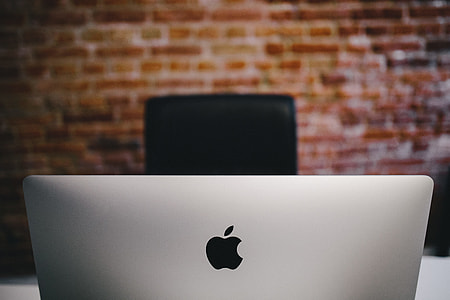 Modern office Interior with old vintage brick Wall thumbnail