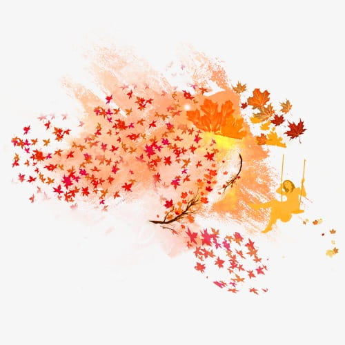 autumn autumnal elements psd file