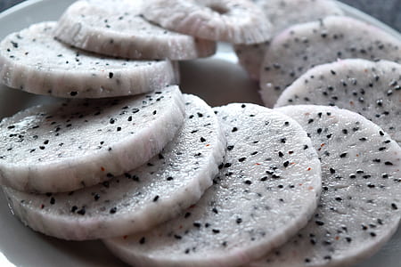 Dragon Fruit on White Ceramic Plate thumbnail