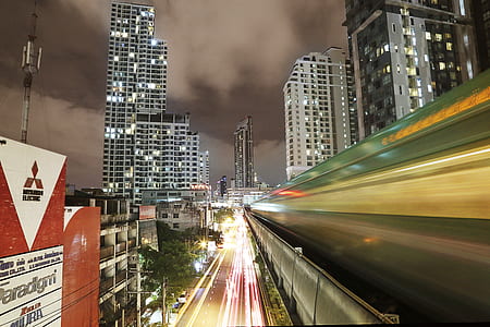 time lapse photography of city lights thumbnail