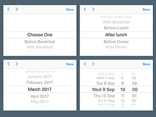 iOS 11 UI Picker Symbols sketch file sketch file