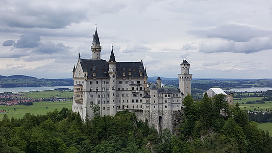 concrete castle beside trees thumbnail