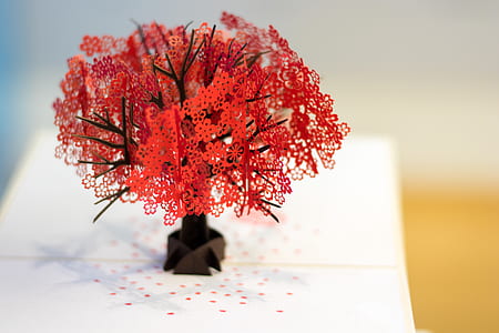 miniature red tree thumbnail