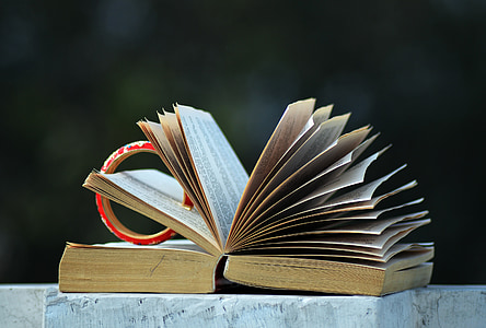 selective focus photography red bangle on opened book thumbnail