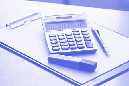 gray calculator on clip board thumbnail