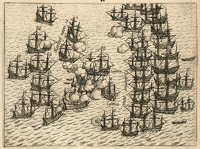 Dutch battling Portuguese in 1606 thumbnail