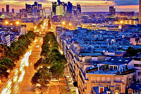 aerial view of high-rise buildings time lapse photography thumbnail