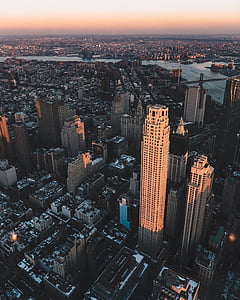 aerial photography of city buildings thumbnail
