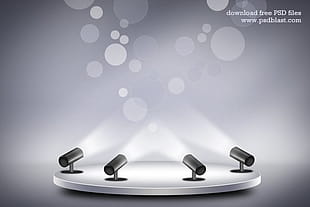 Product Promotion Stage Lighting Background (PSD) psd file