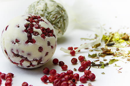 two various flavors of food balls thumbnail