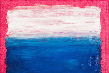 pink and blue ombre painting thumbnail