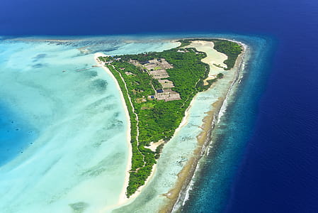 sea, bird's eye view, nature, beach thumbnail