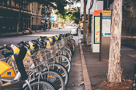 person showing parked utility scooter thumbnail